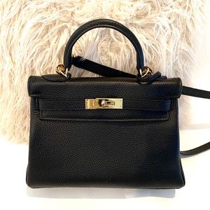 Designer Inspired Mini Pebbled Leather Bag 💼